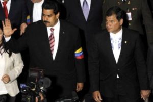 Rafael Correa et Nicolas Maduro