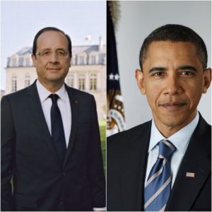 Les présidents François Hollande et Barack Obama